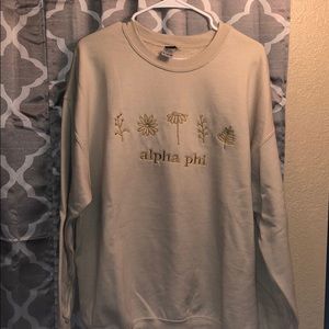 Alpha Phi sweatshirt